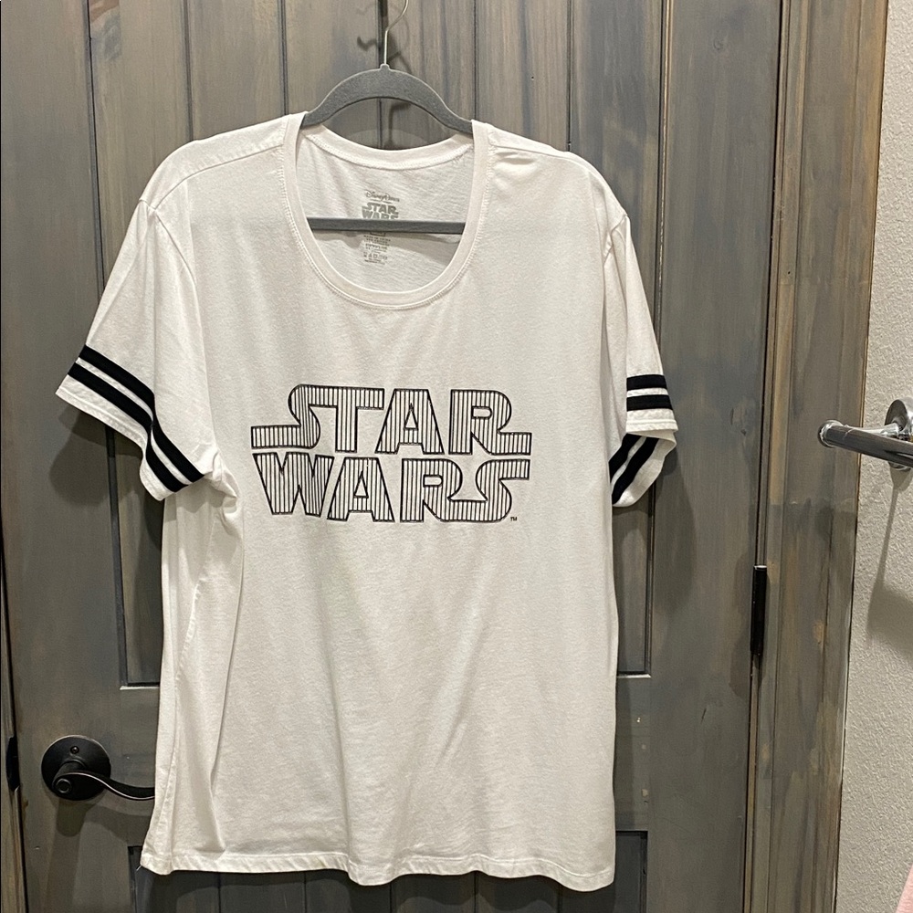 Star Wars Gray T-Shirt with Black Logo